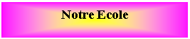 Zone de Texte: Notre Ecole